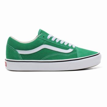 Vans Suede ComfyCush Old Skool - Miesten Tennarit - Vihreä/Valkoinen